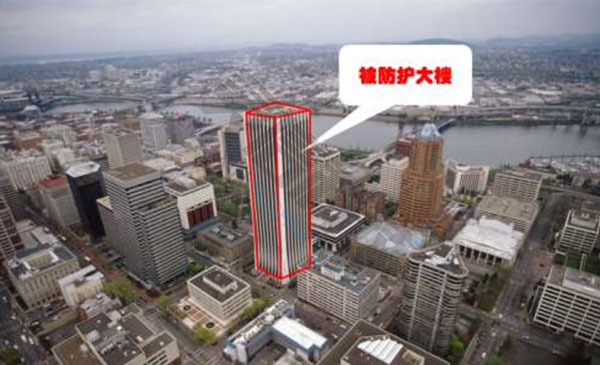 單建筑群區(qū)域防護圖